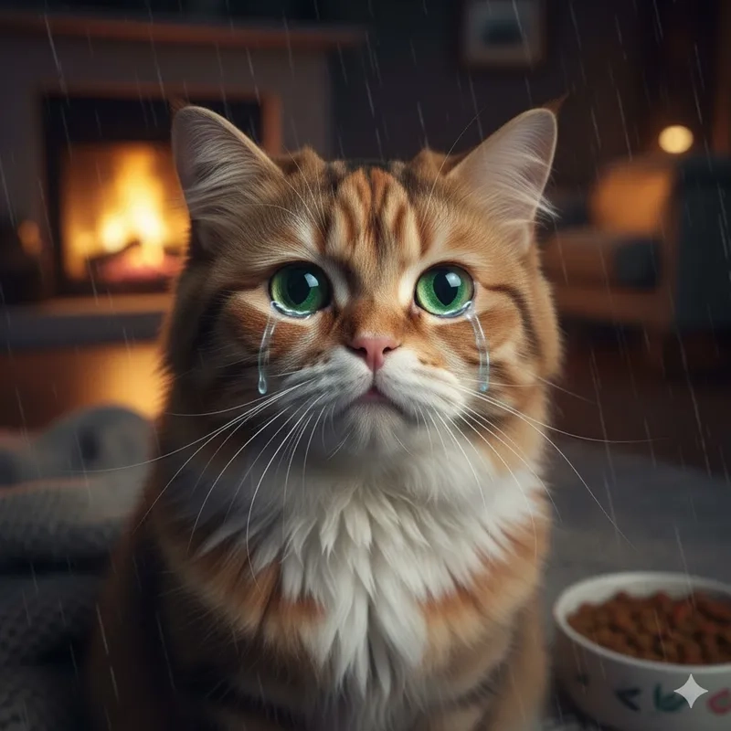 Cười hay khóc cùng mèo meme buồn đáng yêu