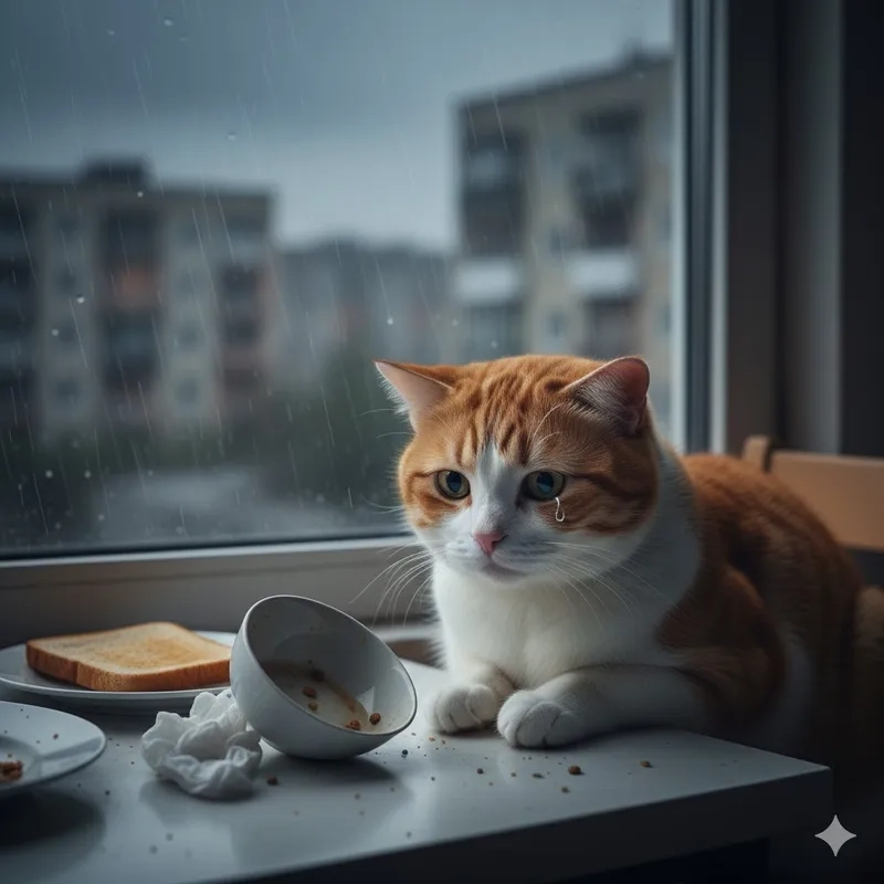 Trải lòng cùng meme mèo buồn tâm trạng