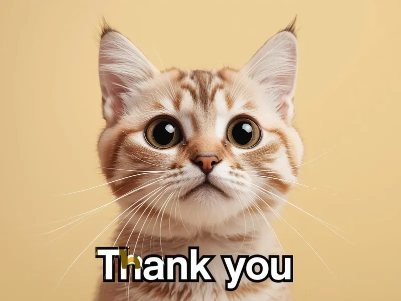 Ai cũng bật cười với meme mèo xin cảm ơn
