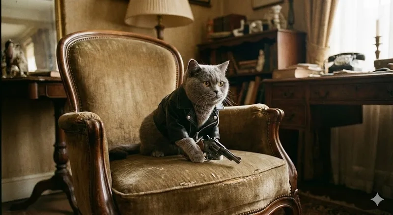 Không thể nhịn cười với meme con mèo cầm súng bá đạo