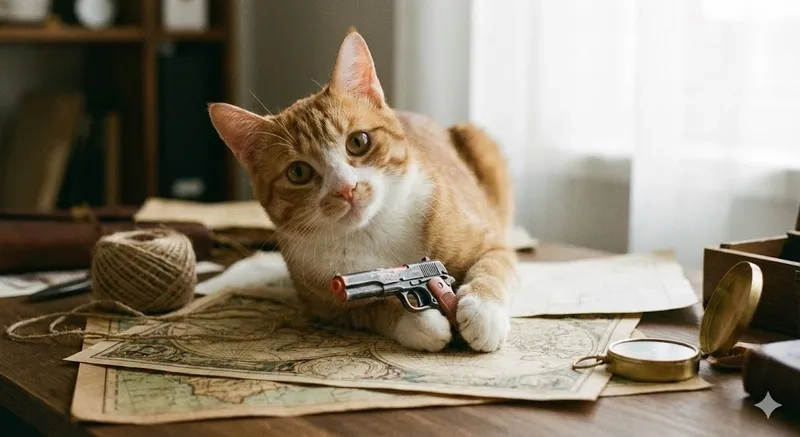 Không thể bỏ lỡ ảnh meme mèo cầm súng ff vui nhộn