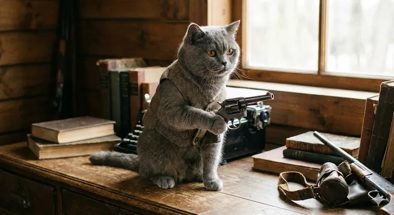 Ai cũng bật cười với ảnh cầm súng meme độc đáo