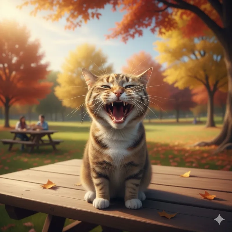 Thử đoán biểu cảm của meme mèo cười hehe này