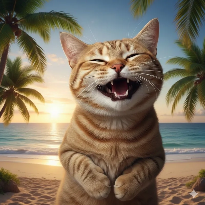 Biểu cảm ngại ngùng của meme mèo cười ngại đáng yêu