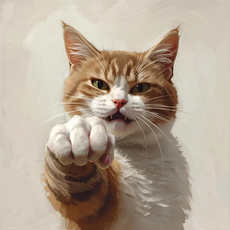 Ai cũng thích meme mèo nắm đấm bá đạo