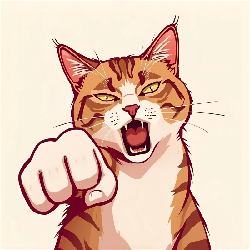 Bộ sưu tập ảnh meme mèo đấm mới nhất