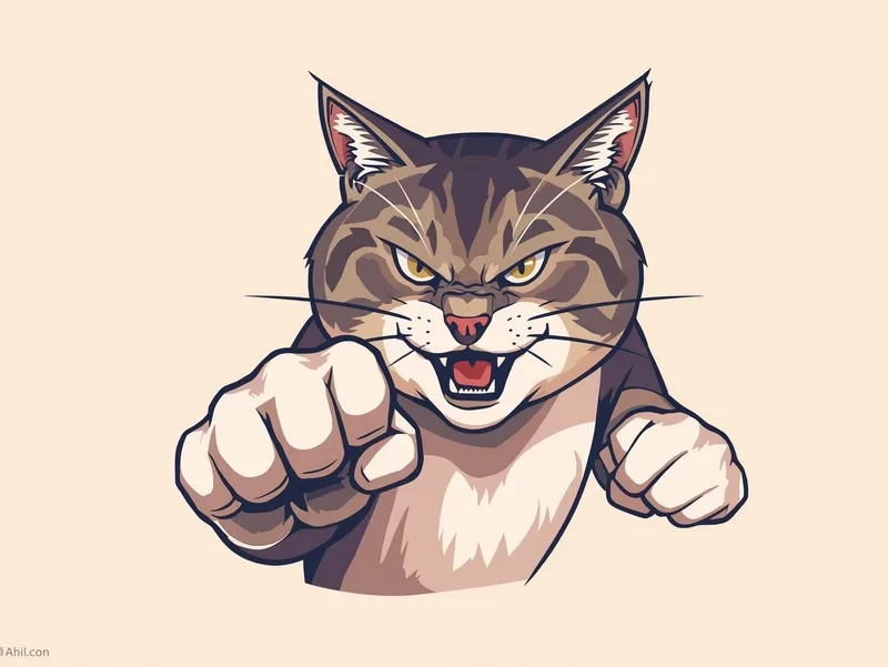 Tải ngay tải meme mèo đấm cực hài hước