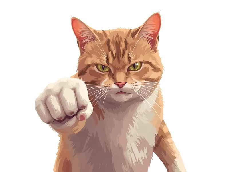 Xem dễ thương cùng meme mèo đấm cute