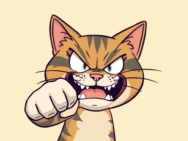 Gửi yêu thương qua meme mèo đấm yêu