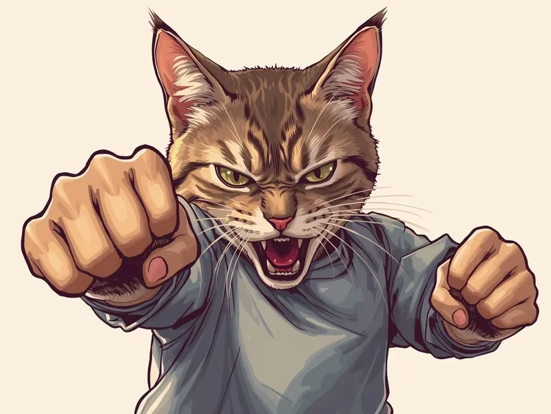 Tính cách bá đạo với meme mèo cục súc