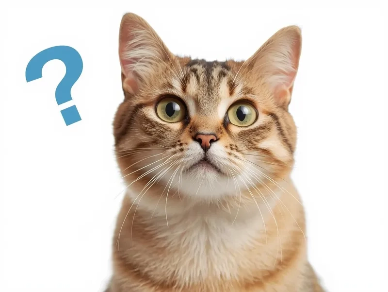 Tan chảy với mèo chấm hỏi meme dễ thương