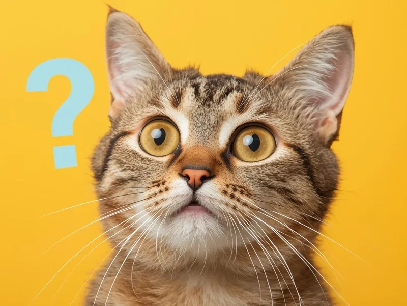 Dễ thương cực với meme mèo hỏi chấm cute