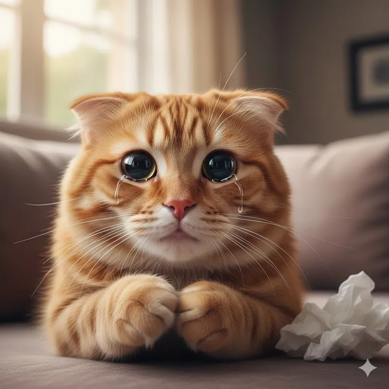 Không thể bỏ qua meme con mèo khóc đáng yêu này