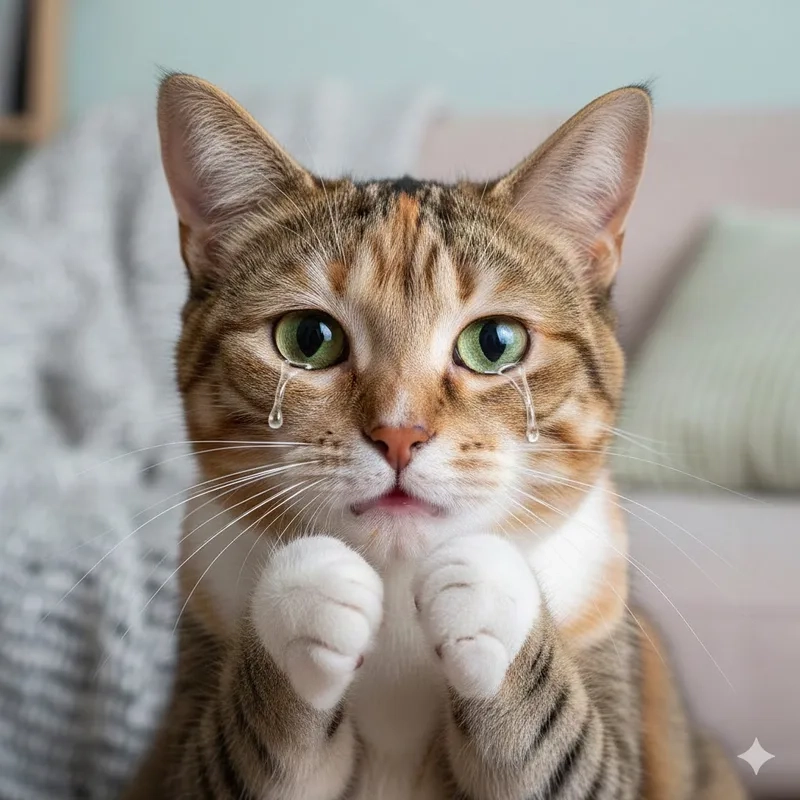 Ai thích mèo thì không thể bỏ meme con mèo khóc like