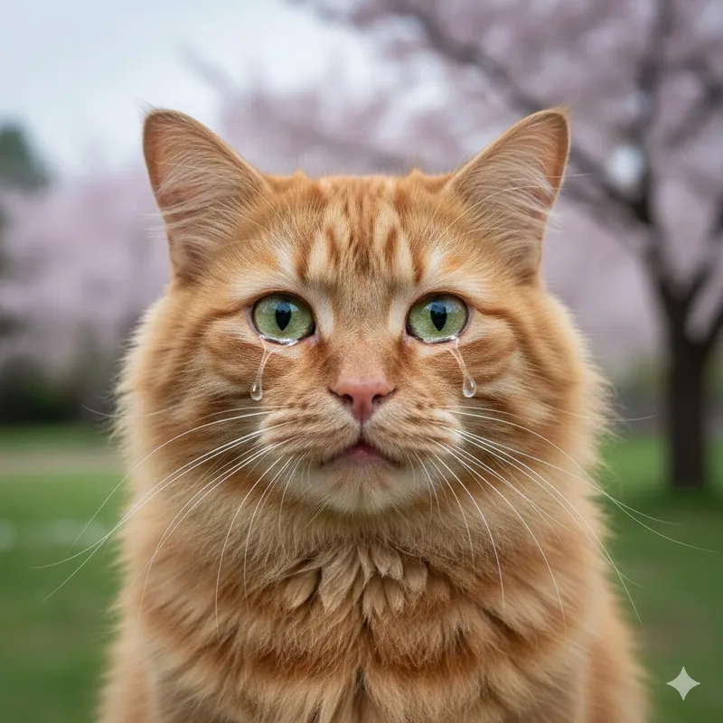 Trang trí máy tính bằng hình nền meme mèo khóc đẹp