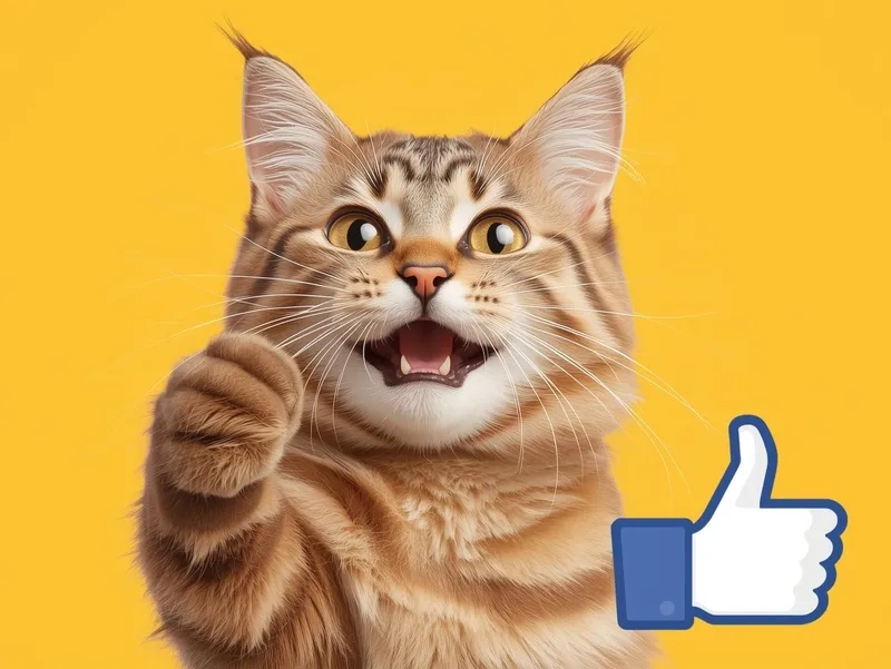 Ai cũng mê biểu cảm meme mèo thả like hài hước