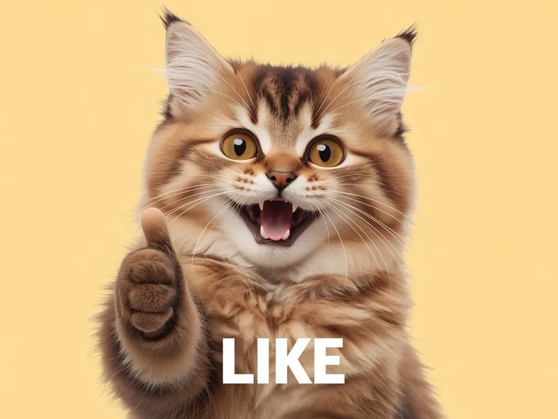 Bộ sưu tập ảnh meme mèo like hot nhất hôm nay