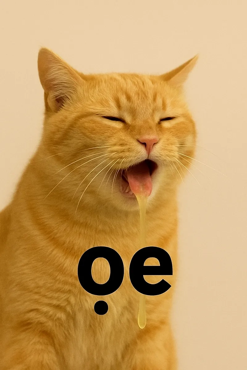 Hôm nay xem ngay meme con mèo oẹ cực hài hước