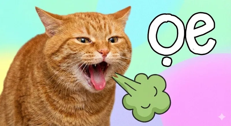 Biểu cảm dễ thương của meme mèo oẹ cute đáng yêu