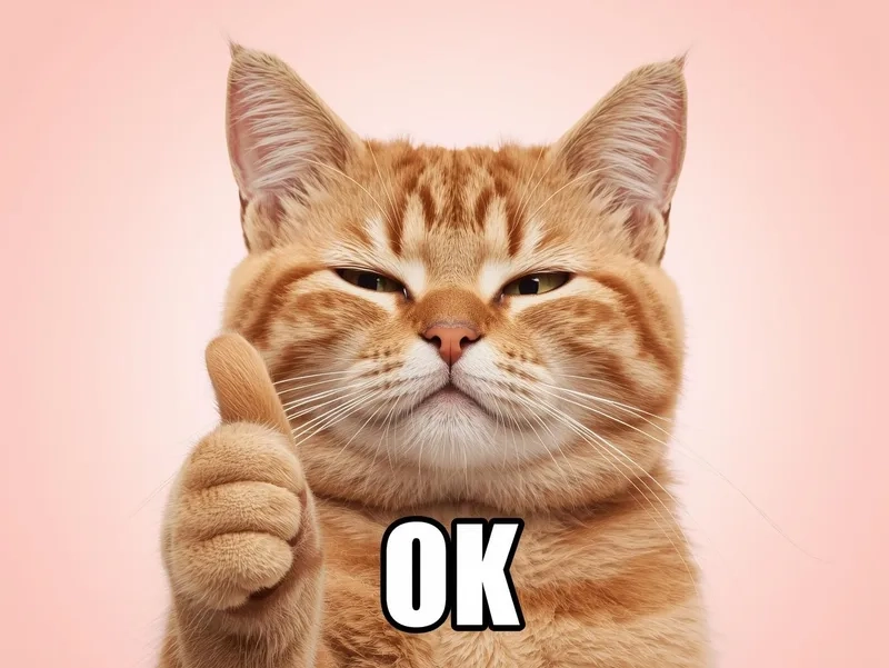 Cười vui cùng meme mèo okie bá đạo