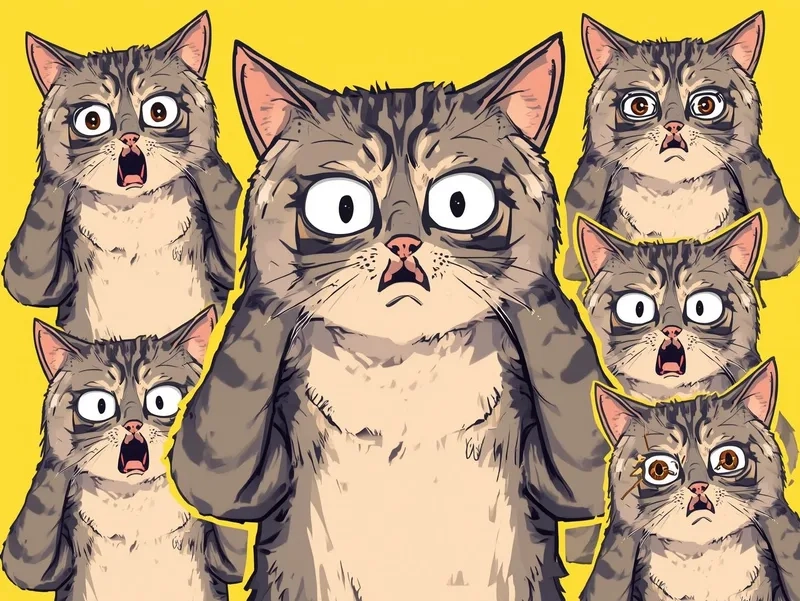 Xem ngay meme mèo ôm đầu bựa cực bá đạo