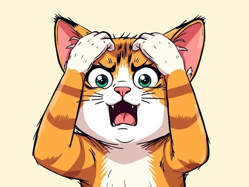 Ai buồn quá thì xem meme mèo ôm đầu trầm cảm