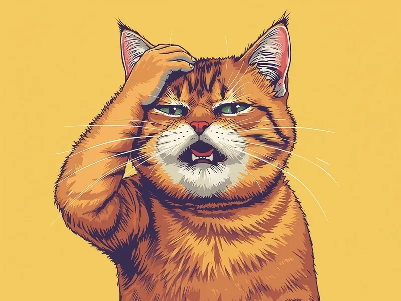 Tải ngay tải ảnh meme mèo ôm đầu cực vui nhộn