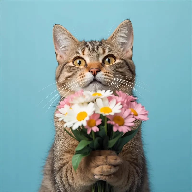 Thả tim với meme mèo tặng bông siêu cute