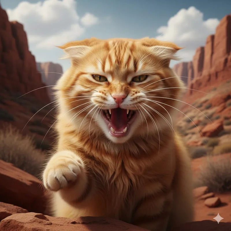 Thử thách cười với meme mèo tức giận cute vui nhộn