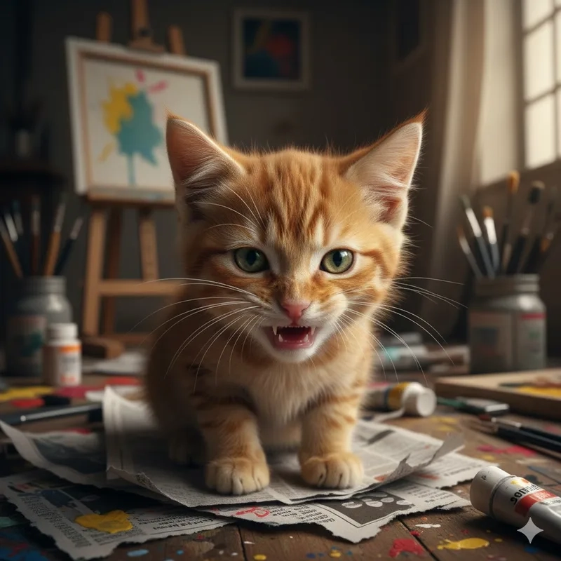 Biểu cảm meme mèo cute tức giận khiến tim tan chảy