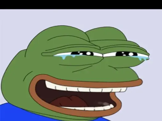 Ảnh meme ếch cười độc lạ cực dễ thương không thể bỏ qua