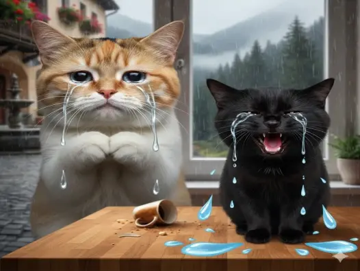 Ảnh meme mèo khóc khiến dân mạng vừa thương vừa buồn cười